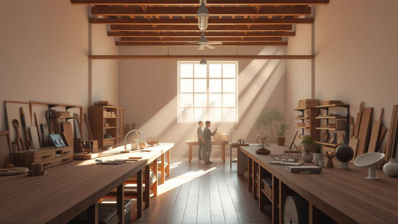 Atelier luminoso
