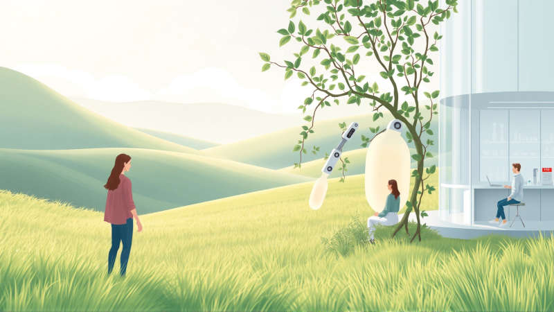 Naturaleza y tecnología conviven en armonía