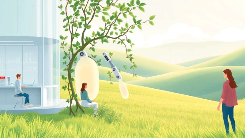 Naturaleza y tecnología conviven en armonía