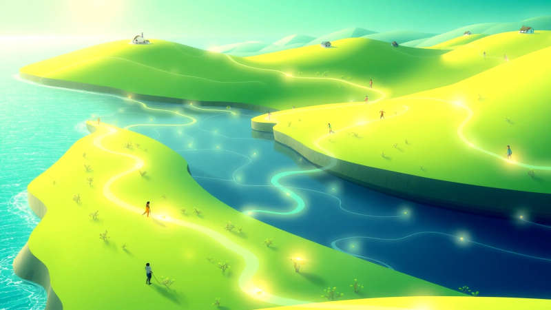 Un paisaje sereno