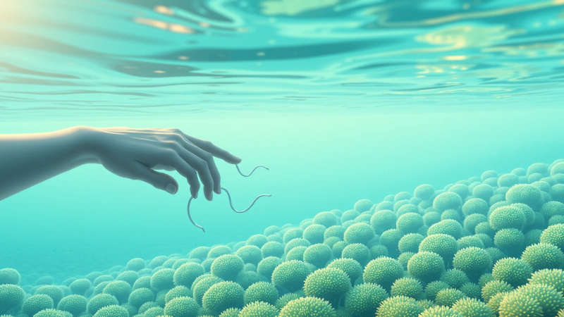 Exploración serena de un mundo submarino armonioso