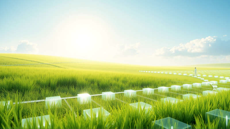 Naturaleza y tecnología en armonía serena